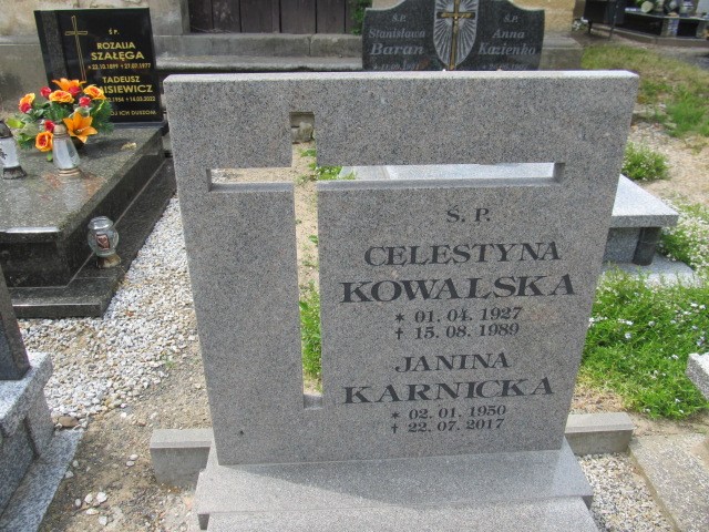 Celestyna Kowalska 1927 Lubomierz - Grobonet - Wyszukiwarka osób pochowanych