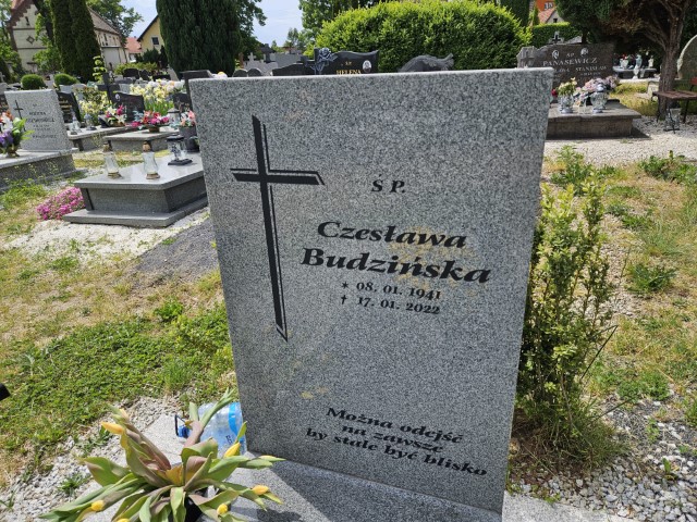 Czesława Budzińska 1941 Lubomierz - Grobonet - Wyszukiwarka osób pochowanych