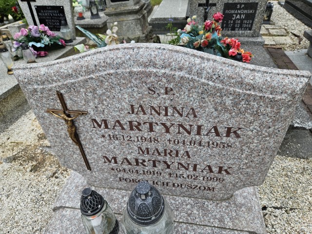 Maria Martyniak 1919 Lubomierz - Grobonet - Wyszukiwarka osób pochowanych