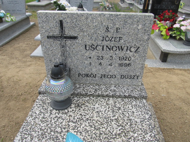 Józef Uścinowicz 1920 Lubomierz - Grobonet - Wyszukiwarka osób pochowanych